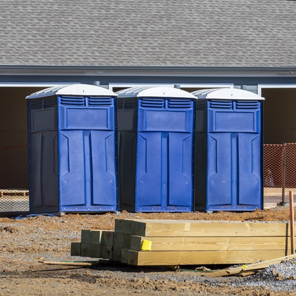 how do you ensure the porta potties are secure and safe from vandalism during an event in Mangum OK